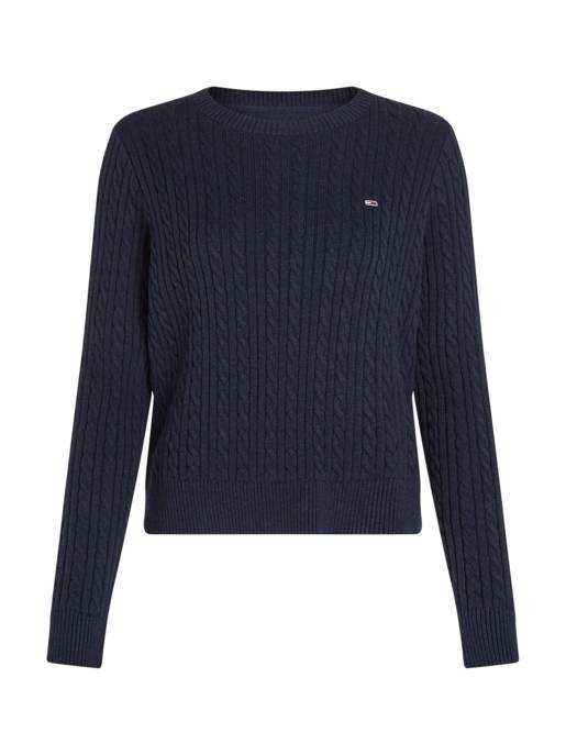 TOMMY JEANS TJW CABLE ESSENTIAL SWEATER