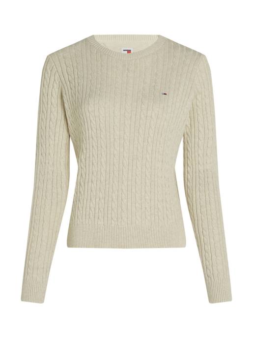 TOMMY JEANS TJW CABLE ESSENTIAL SWEATER