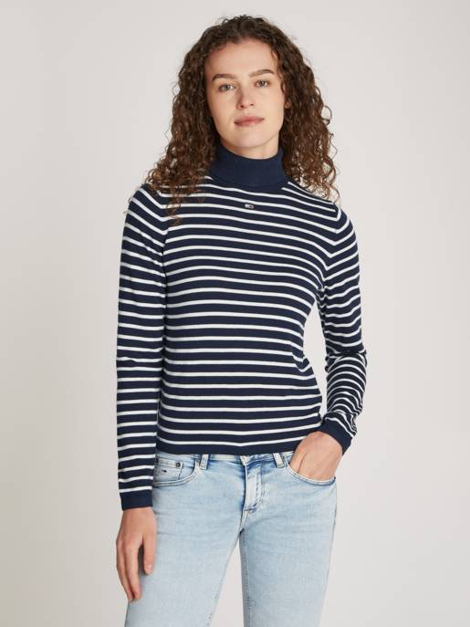 TOMMY JEANS TJW ESSENTIAL TRTLNK SWEATER EXT