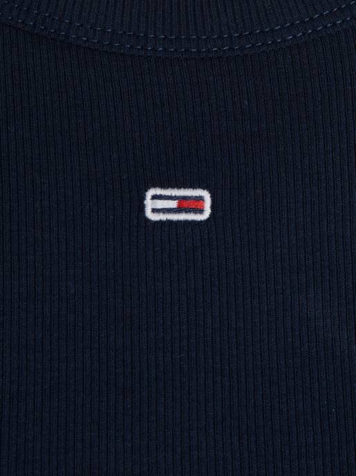 TOMMY JEANS TJW Slim Essential Rib SS EXT