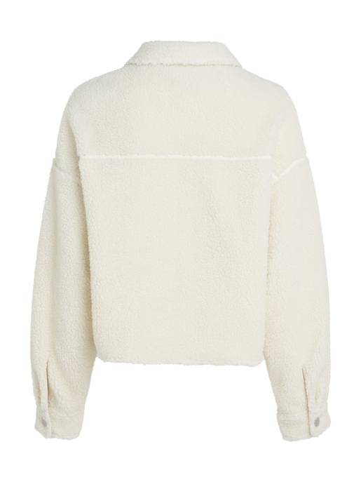 TOMMY JEANS TJW TEDDY BADGE OVERSHIRT EXT