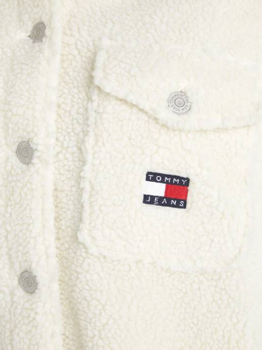 TOMMY JEANS TJW TEDDY BADGE OVERSHIRT EXT