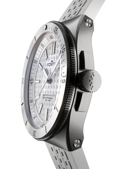 FORTIS Uhr "MARINEMASTER M-40 SNOW WHITE AUF HORIZON STRAP"