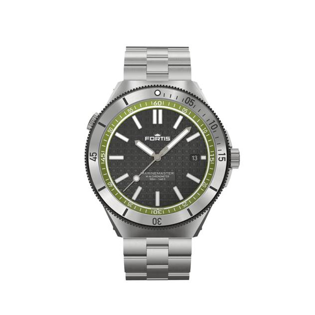 FORTIS Uhr "MARINEMASTER M-44 WOODPECKER GREEN AUF BLOCK BRACELET"