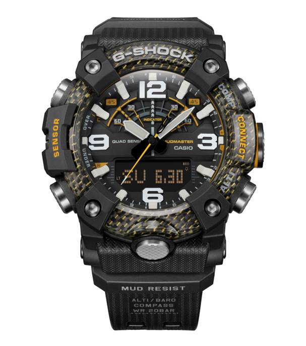 CASIO Uhr "Master Of G Yellow Accent Series GG-B100Y-1A"
