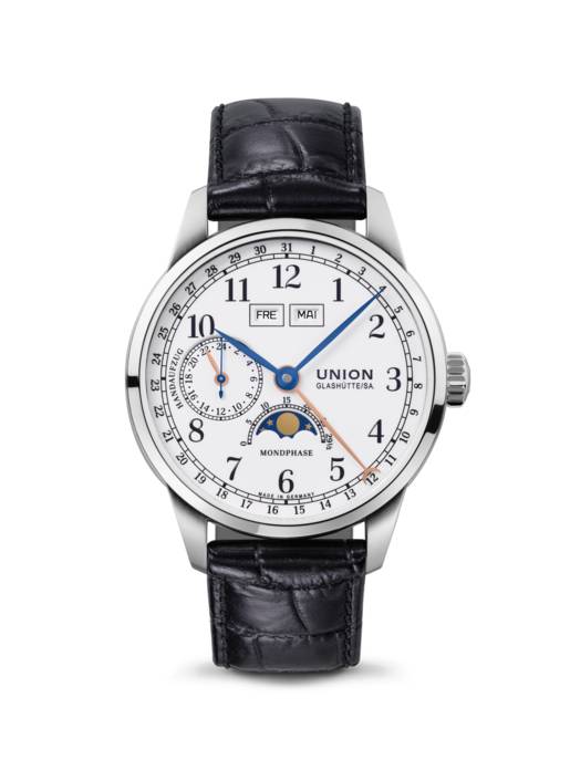 UNION GLASHÜTTE 1893 Handaufzug Mondphase