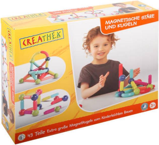 VEDES CR Magnetische Baustäbe+Kugeln