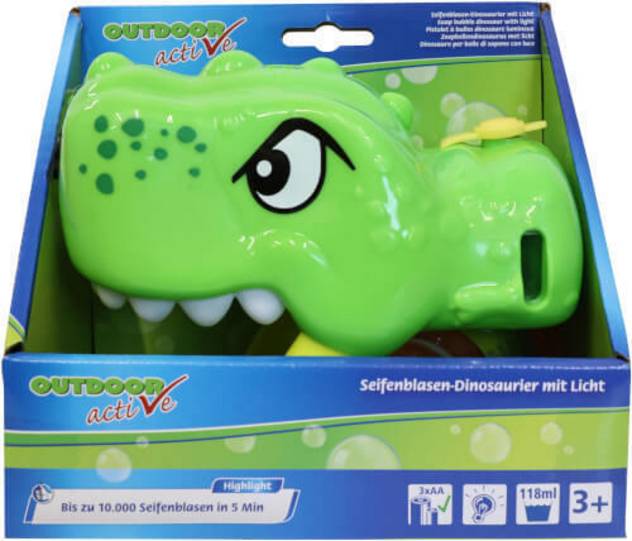 VEDES OA Seifenblasen Dinosaurier mit Licht