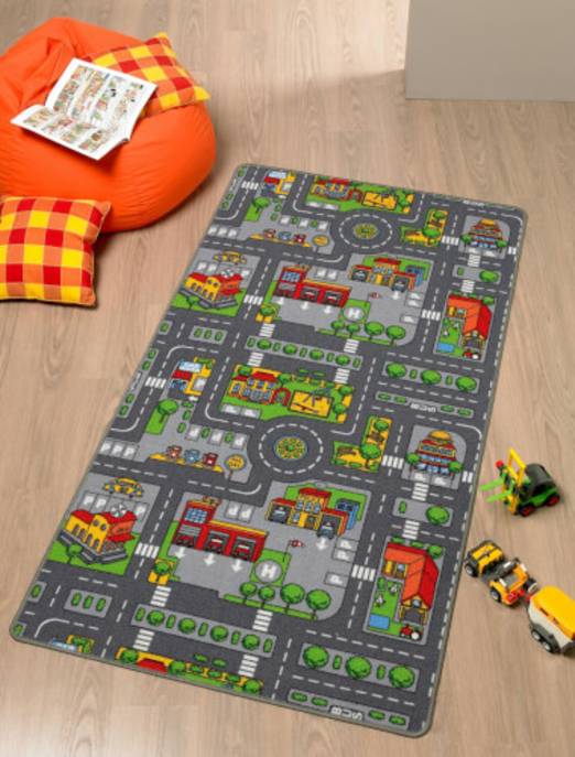 VEDES Spielteppich City 80 x 120 cm