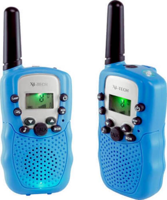 VEDES X4-TECH Walkie Talkie 2er Set blau