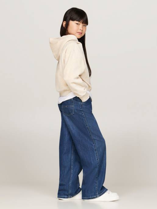 Tommy Hilfiger VELOURS HOODIE, KAPUZENKRAGEN, LANGARM