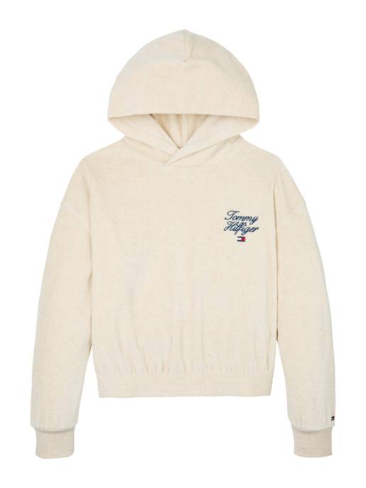 Tommy Hilfiger VELOURS HOODIE, KAPUZENKRAGEN, LANGARM