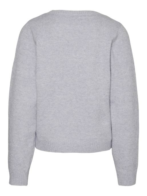 VERO MODA Girl VMDOFFY LS O-NECK BLOUSE GA GIRL