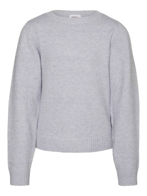 VERO MODA Girl VMDOFFY LS O-NECK BLOUSE GA GIRL