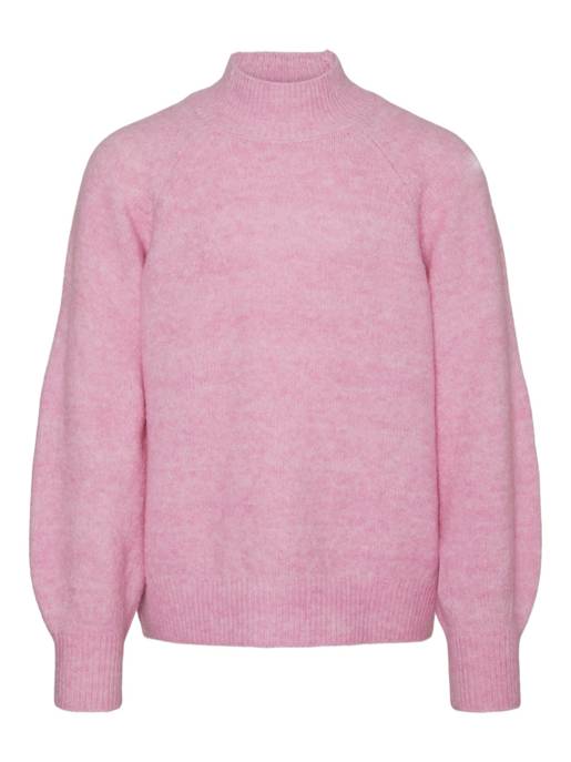 VERO MODA Girl VMLEAF LS HIGH NECK PULLOVER GIRL