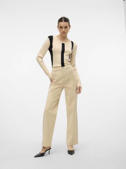 VERO MODA VMTESSA HR WIDE CORUDROY PANTS