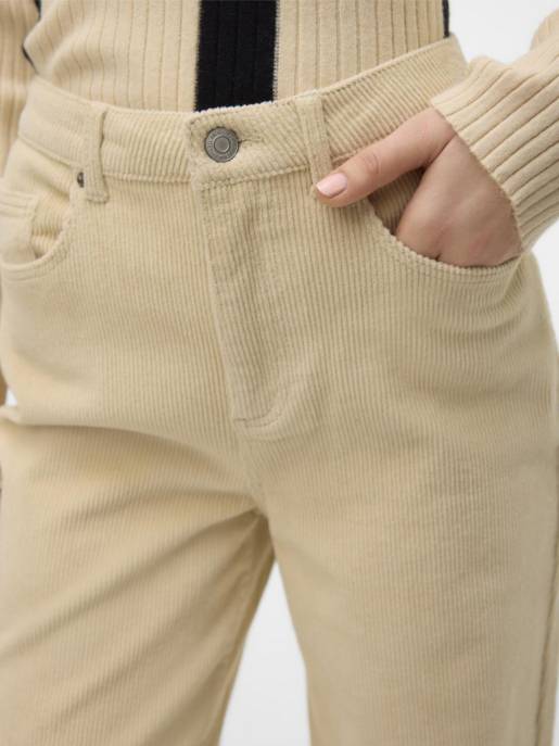 VERO MODA VMTESSA HR WIDE CORUDROY PANTS