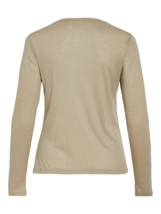 VILA VIALEXIA O-NECK L/S TOP - NOOS
