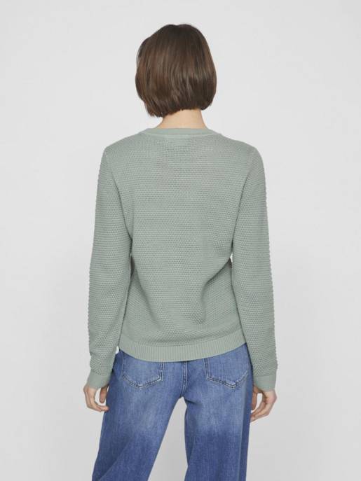 VILA VIDALO O-NECK L/S KNIT TOP- NOOS