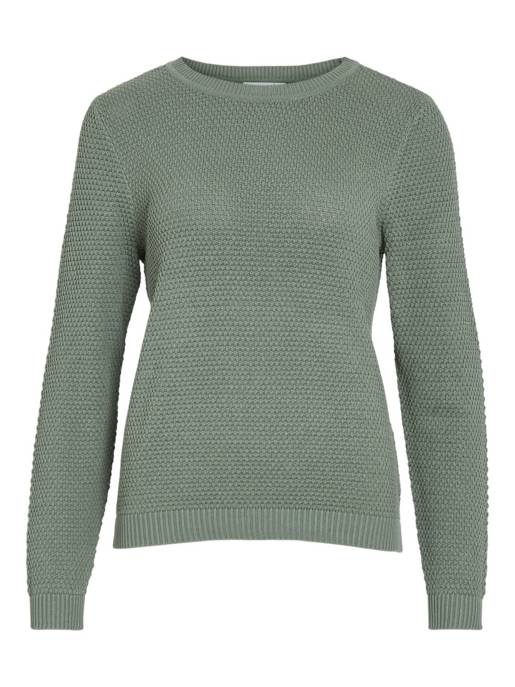 VILA VIDALO O-NECK L/S KNIT TOP- NOOS