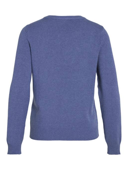 VILA VIRIL O-NECK L/S KNIT TOP - NOOS