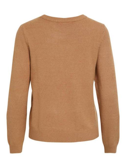 VILA VIRIL O-NECK L/S KNIT TOP - NOOS