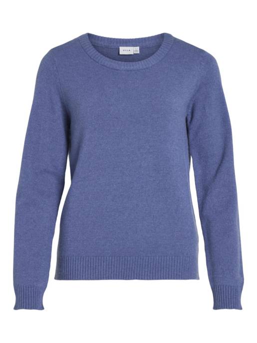 VILA VIRIL O-NECK L/S KNIT TOP - NOOS