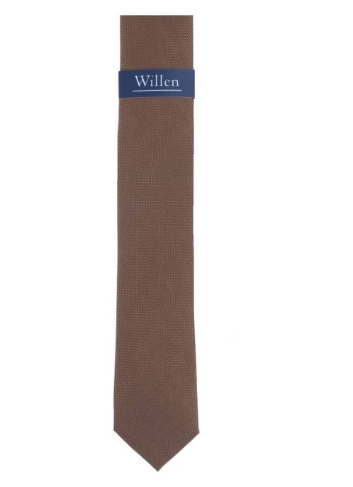 WILLEN Krawatte 100% Seide NanoTex