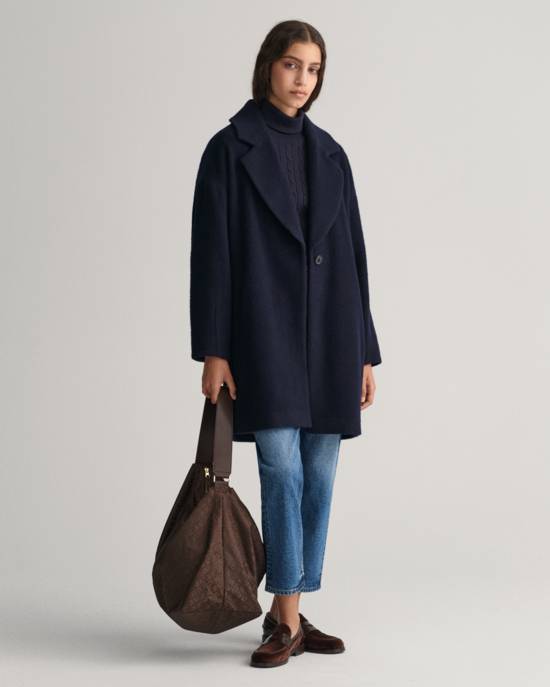 GANT Zopfstrick Rollkragenpullover Aus Stretch-Baumwolle