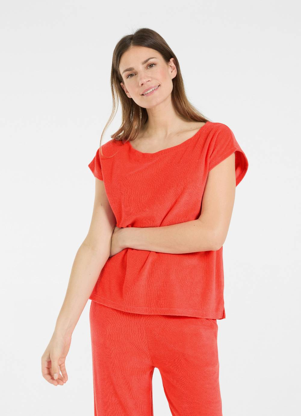 Juvia Frottee Boxy - T-Shirt