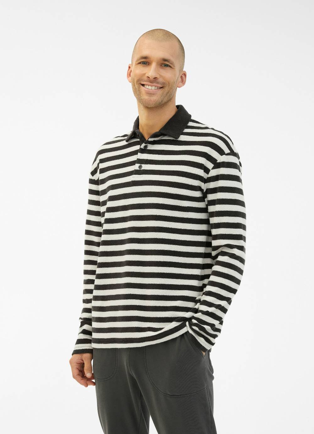 Juvia Frottee Polo - Longsleeve