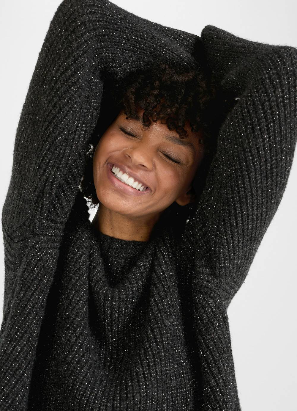 Juvia Glitzer Strick - Pullover