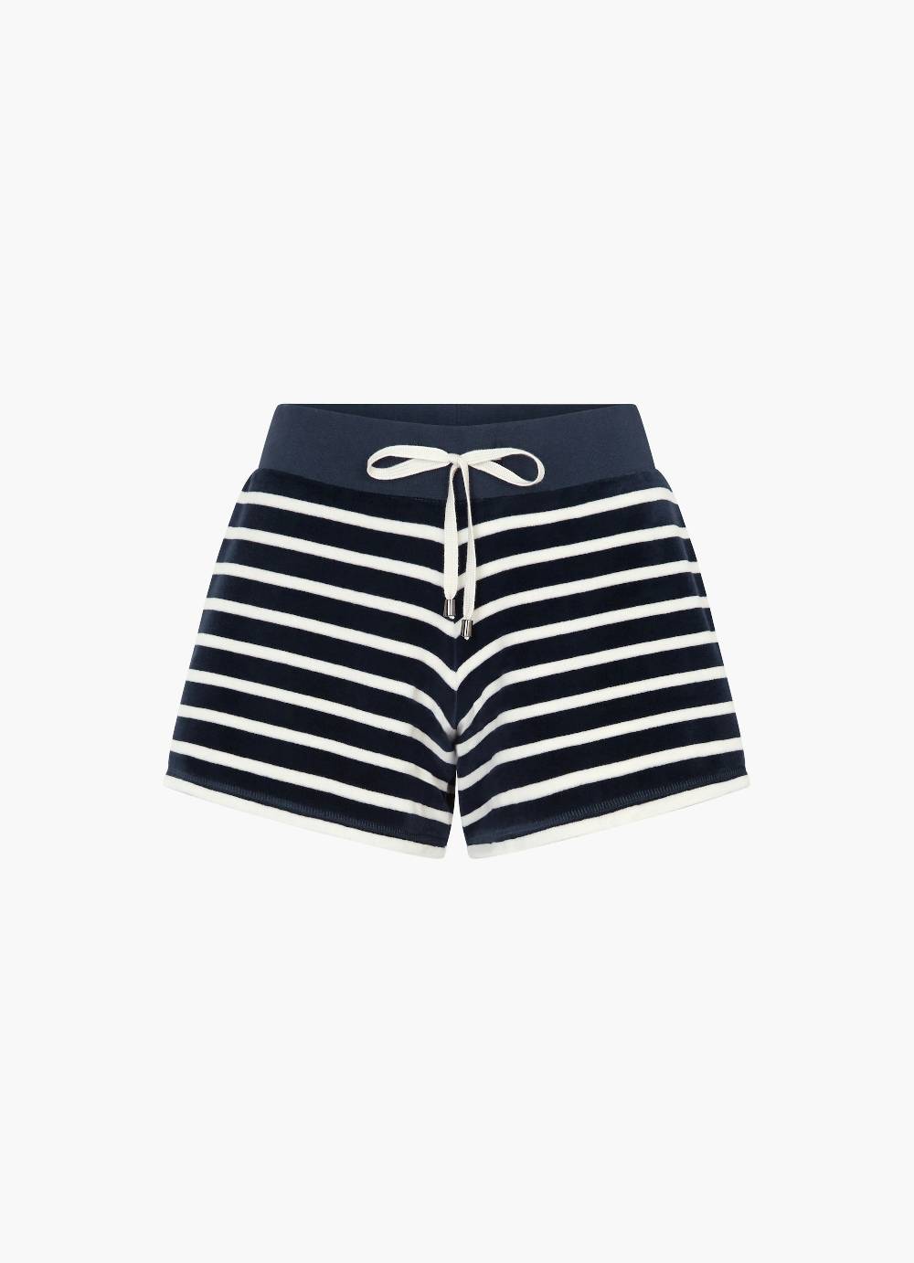 Juvia Monaco Baby Shorts Velvet Striped