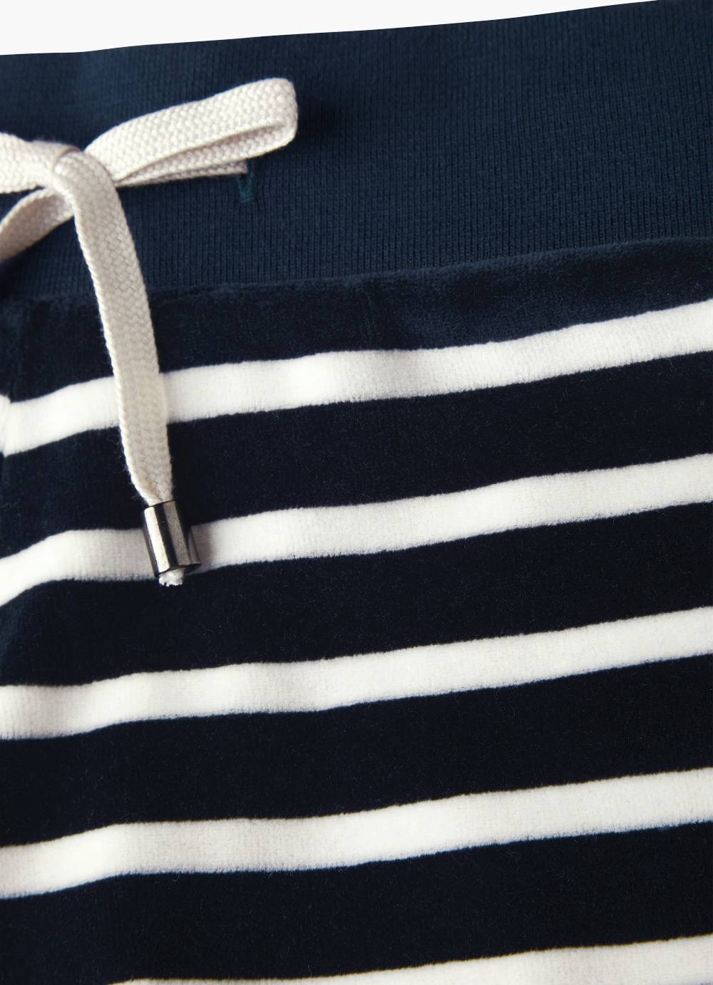 Juvia Monaco Baby Shorts Velvet Striped