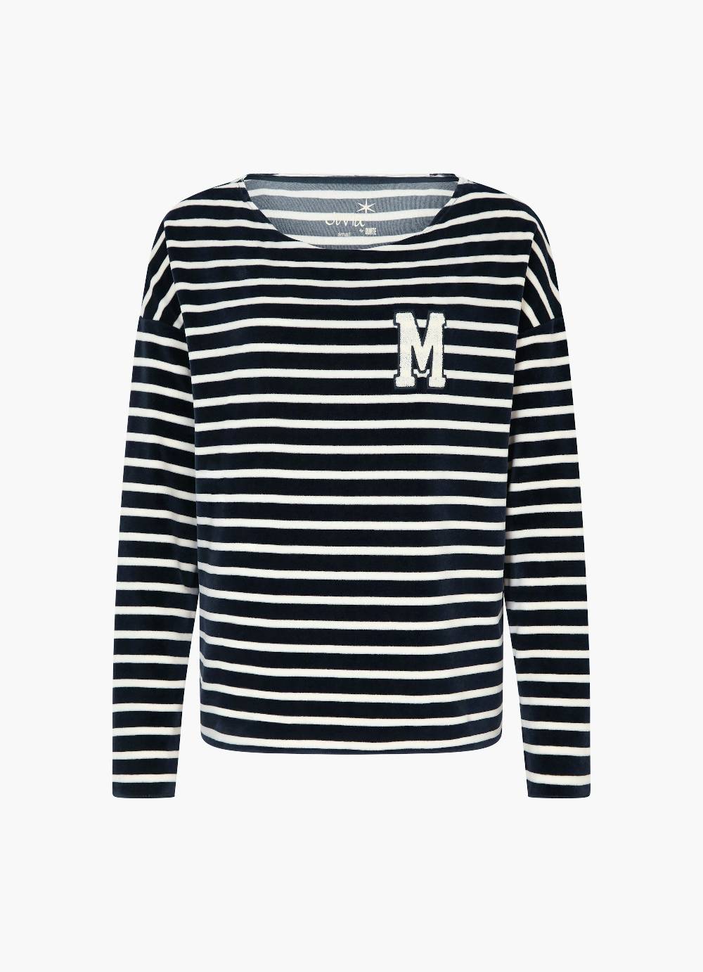 Juvia Monaco Baby Sweater Velvet Striped