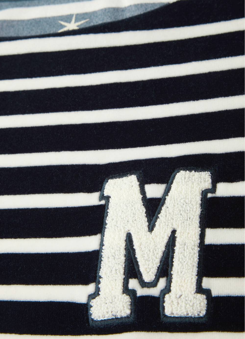 Juvia Monaco Baby Sweater Velvet Striped