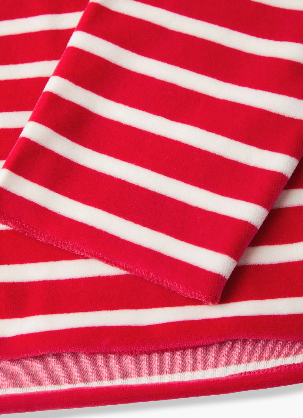 Juvia Monaco Baby Sweater Velvet Striped