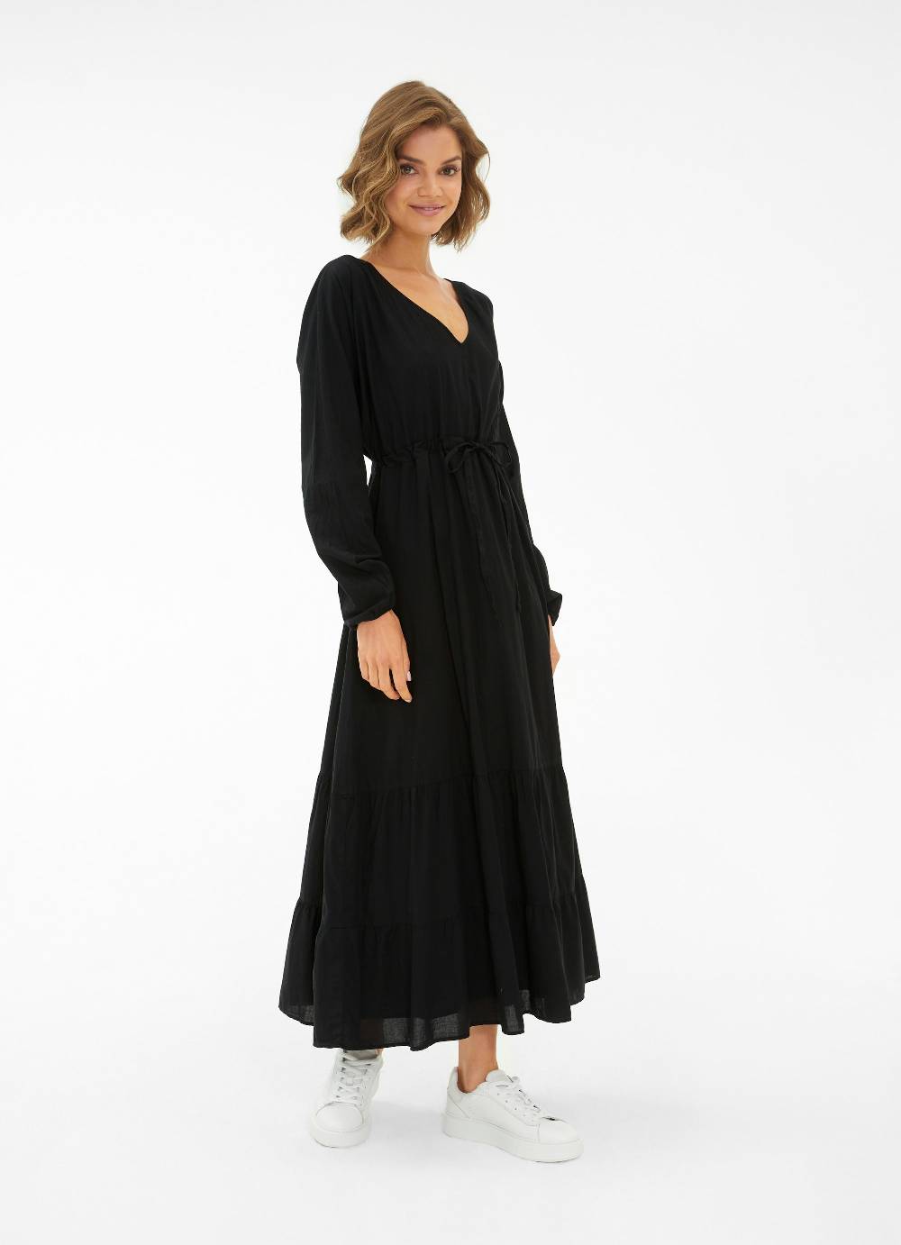 Juvia Popeline - Maxi Kleid