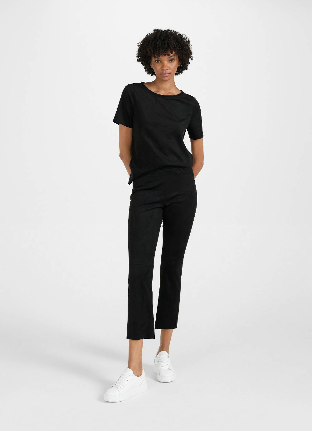 Juvia Tech Velours -Bootcut Hose