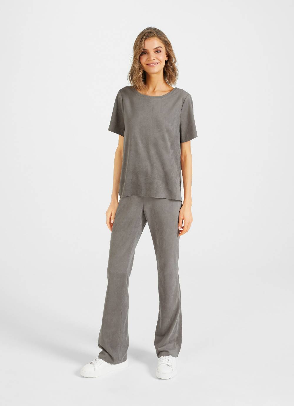 Juvia Tech Velours -Bootcut Hose