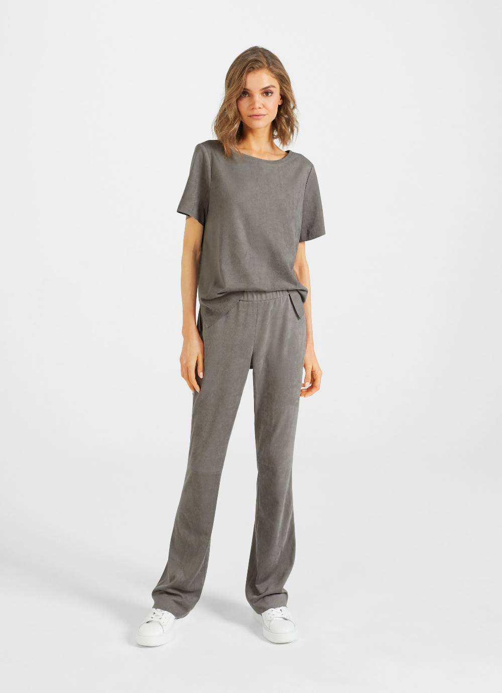 Juvia Tech Velours -Bootcut Hose