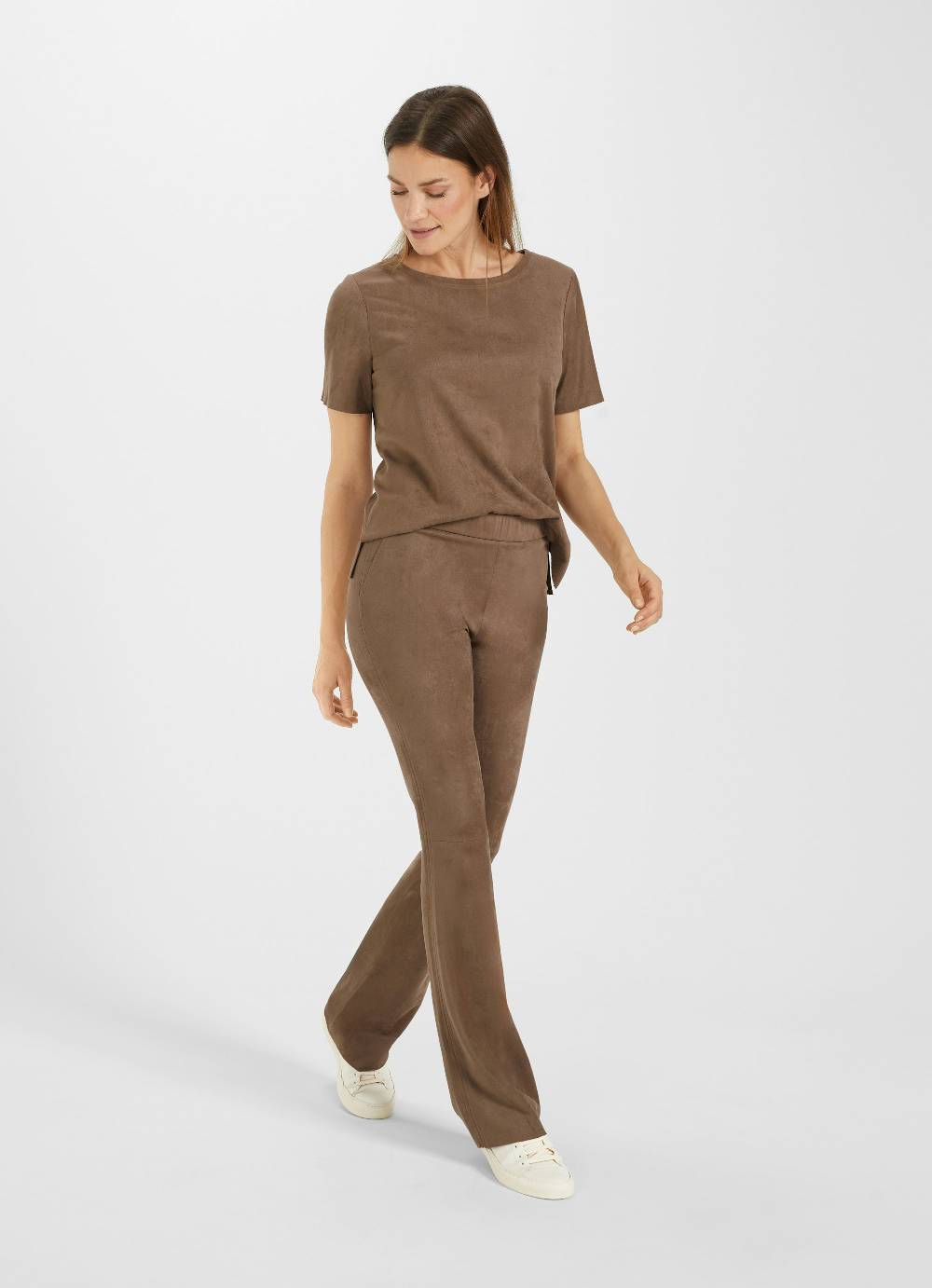 Juvia Tech Velours -Bootcut Hose