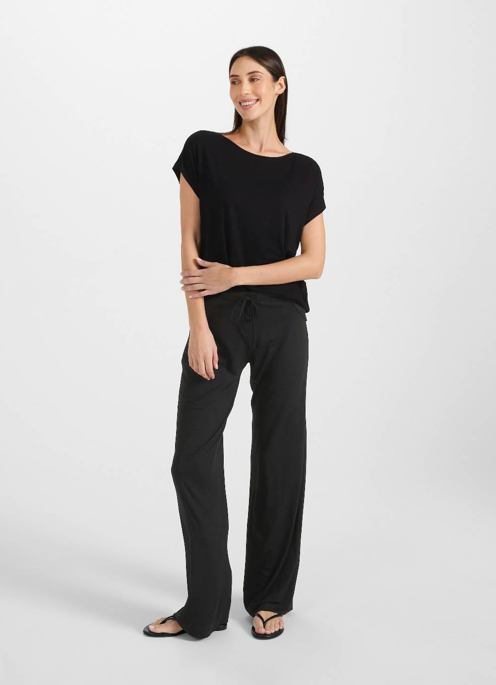Juvia Wide Leg Fit - Jerseyhose