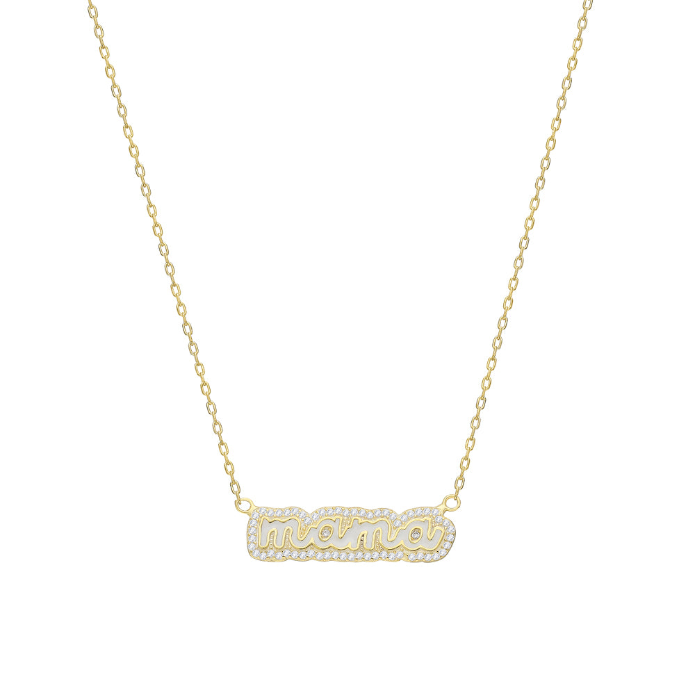 Kardelen Colorfull Precious Name Necklace - 925 SILBER