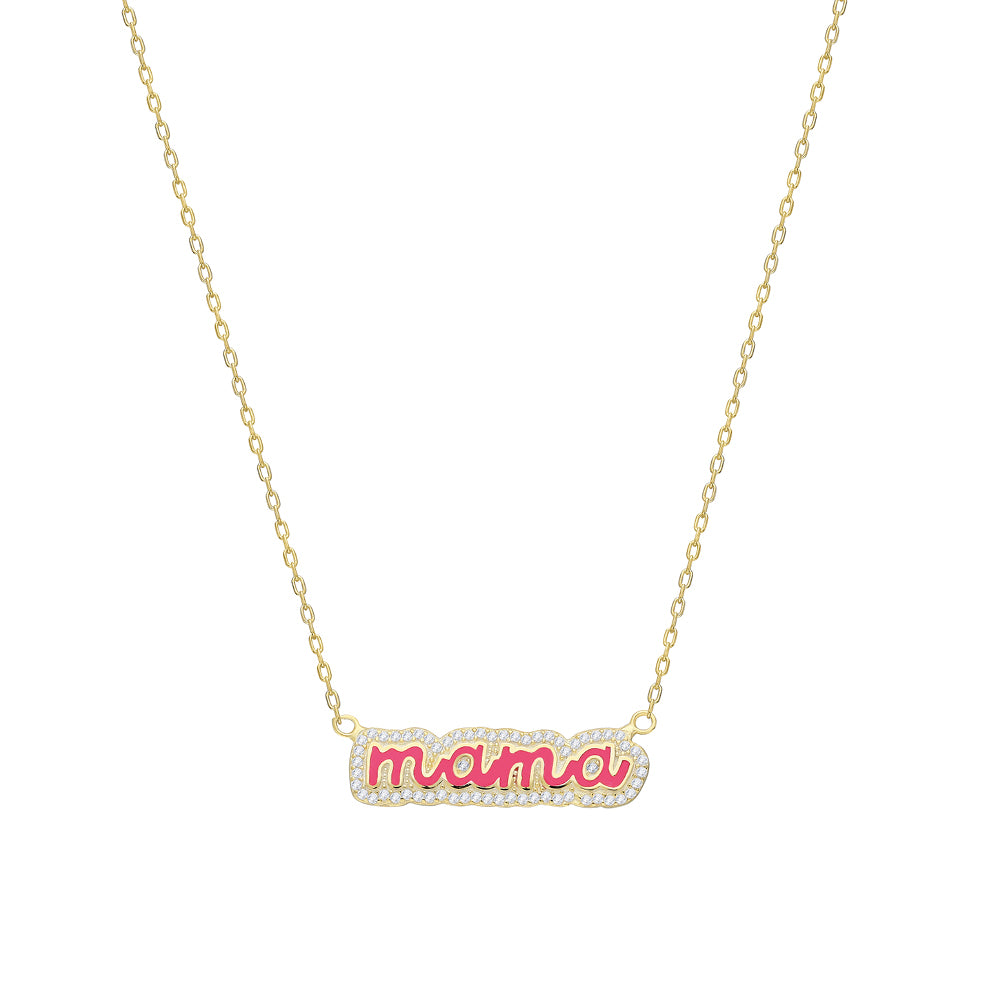 Kardelen Colorfull Precious Name Necklace - 925 SILBER