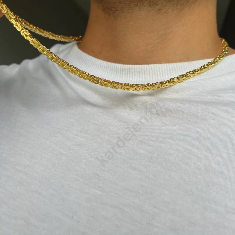 Kardelen 14K GOLD KÖNIGSKETTE