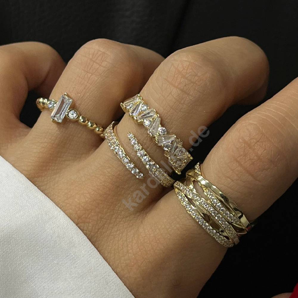 Kardelen 14K GOLD TEFNUT RING