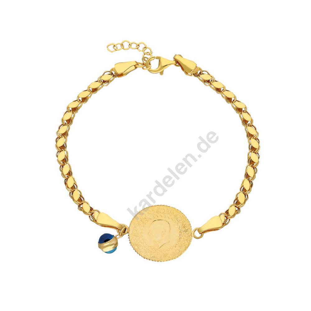 Kardelen 22K CEYREK GERSTEN ARMKETTE