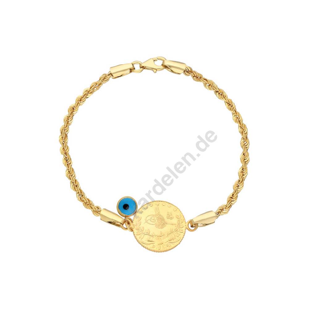 Kardelen 22K RESAT WIRBEL ARMKETTE