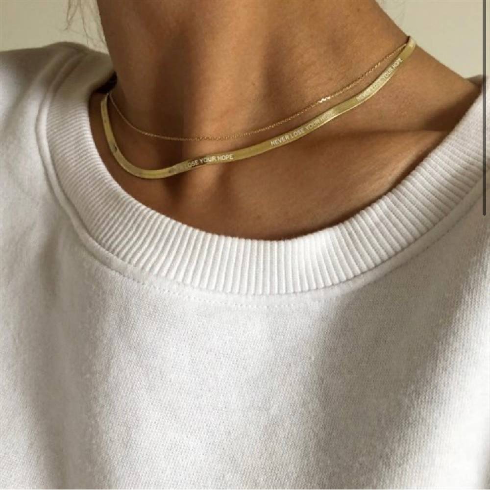 Kardelen 925 SILBER SNAKE CHAIN HALSKETTE